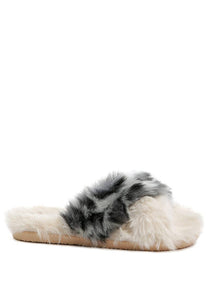 Plush Arctic Faux Fur Slippers