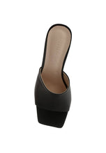 Load image into Gallery viewer, Audriana Leather Block Slides