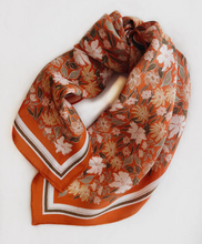 Load image into Gallery viewer, 100% Silk Bandana Scarf