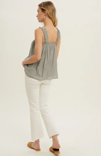 Load image into Gallery viewer, Champagne Ruffle Tank Top