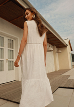 Load image into Gallery viewer, Gaby Hemp Linen Midi Dress