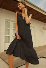 Load image into Gallery viewer, Gaby Hemp Linen Midi Dress