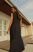 Load image into Gallery viewer, Gaby Hemp Linen Midi Dress