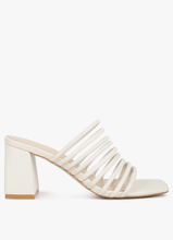 Load image into Gallery viewer, Leather Fairleigh Strappy Slip On Sandals