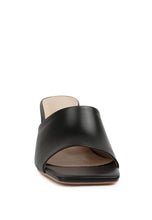 Load image into Gallery viewer, Audriana Leather Block Slides