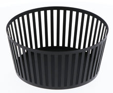 Load image into Gallery viewer, Black Tower Striped Steel Fruit Basket-Poppy Street