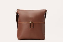 Load image into Gallery viewer, Zip Tote Pebble Leather-Poppy Street