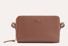 Load image into Gallery viewer, Zip Around Crossbody Pebble Leather-Poppy Street