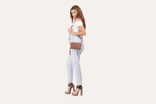 Load image into Gallery viewer, Zip Around Crossbody Pebble Leather-Poppy Street
