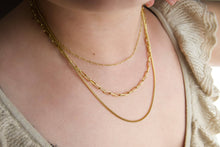 Load image into Gallery viewer, Triple Strand Gold Chain Waterproof Necklace