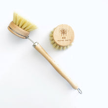 Load image into Gallery viewer, Beechwood & Sisal Fiber Kitchen Dish Brush-Poppy Street