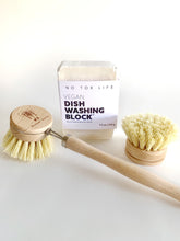 Load image into Gallery viewer, Beechwood & Sisal Fiber Kitchen Dish Brush-Poppy Street