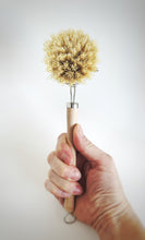 Load image into Gallery viewer, Beechwood & Sisal Fiber Kitchen Dish Brush-Poppy Street