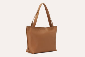 On The Go Leather Tote-Poppy Street