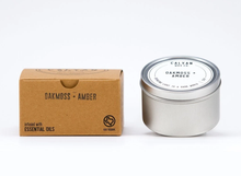 Load image into Gallery viewer, Oakmoss + Amber Tin Candle-Poppy Street