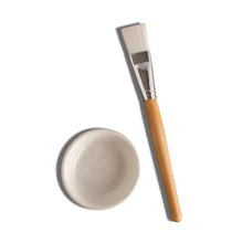 Load image into Gallery viewer, Ceramic Mask Bowl + Brush Set-Poppy Street