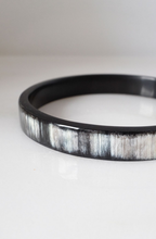 Load image into Gallery viewer, Tron Minimalist Buffalo Horn Bangle-Poppy Street