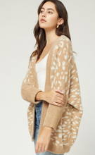Load image into Gallery viewer, Leopard Print Faux Mohair Cardigan-Poppy Street