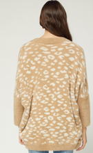 Load image into Gallery viewer, Leopard Print Faux Mohair Cardigan-Poppy Street