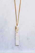 Load image into Gallery viewer, Tinh Buffalo Horn Minimalist Bar Pendant Necklace-Poppy Street