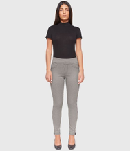 Load image into Gallery viewer, Anna Mid-Rise Pull On Skinny Ankle Pants Jacquard Houndstooth-Poppy Street