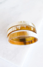 Load image into Gallery viewer, Tron Minimalist Buffalo Horn Bangle