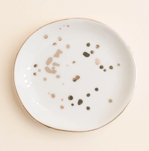 Load image into Gallery viewer, White Gold Speckled Jewelry Dish-Poppy Street