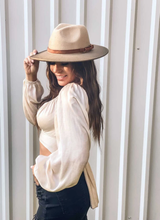 Load image into Gallery viewer, Tan + Tea Ombrè | Fashion Hat-Poppy Street