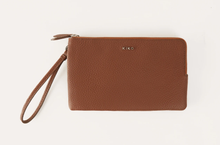 Load image into Gallery viewer, Large Pebble Leather Wristlet - Poppy Street
