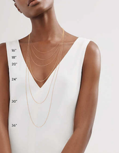 Load image into Gallery viewer, Ariana Lariat 14K Gold Necklace