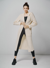 Load image into Gallery viewer, Vertical Long Wool Hoodie Sweater-Poppy Street