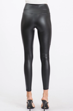 Load image into Gallery viewer, Black Ice Faux Leather Leggings-Poppy Street