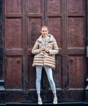 Load image into Gallery viewer, The Chelsea A-Frame Down Jacket-Poppy Street