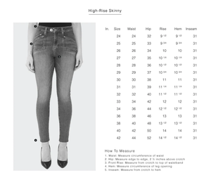 Alexa High-Rise Skinny Jeans Rugged Classic Blue-Poppy Street