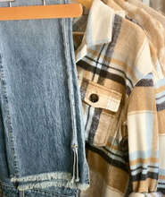 Load image into Gallery viewer, Oversize Plaid Flannel Shirt