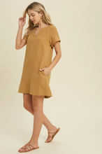 Load image into Gallery viewer, Farah Gauze Shirt Dress-Poppy Street