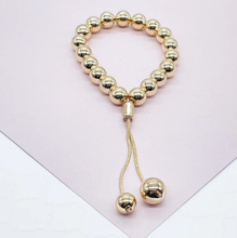 Load image into Gallery viewer, Zoe 18K Gold Beaded Bracelet