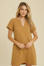 Load image into Gallery viewer, Farah Double Gauze Shirt Dress