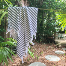 Load image into Gallery viewer, Striped Turkish Towel-Poppy Street