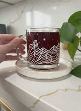 Load image into Gallery viewer, Desert Mountains Glass Mug - 13oz