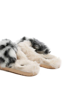 Plush Arctic Faux Fur Slippers