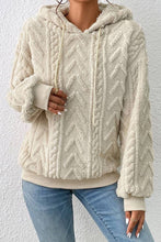 Load image into Gallery viewer, Sara Cable Fleece Hoodie