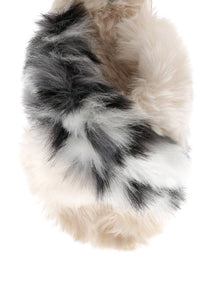 Chipmunk Faux Fur Slippers