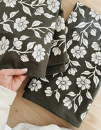 Organic Cotton Tea Towel Floral - Poppy Street