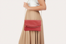 Load image into Gallery viewer, Leather Flap Over Bag