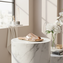 Load image into Gallery viewer, Archer Rose Gold Slides