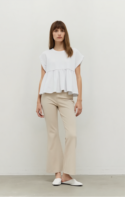 Kick Flare Knit Pants