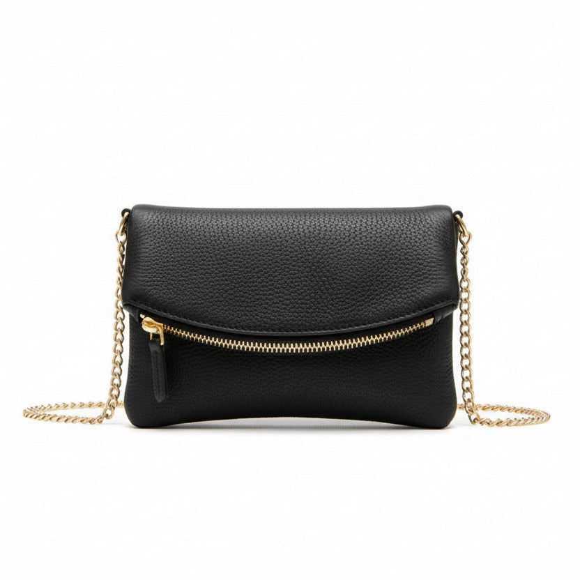 Leather Flap Over Bag