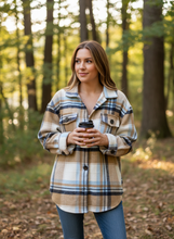 Load image into Gallery viewer, Oversize Plaid Flannel Shirt