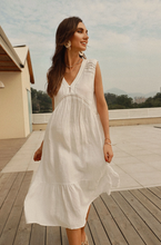 Load image into Gallery viewer, Gaby Hemp Linen Midi Dress